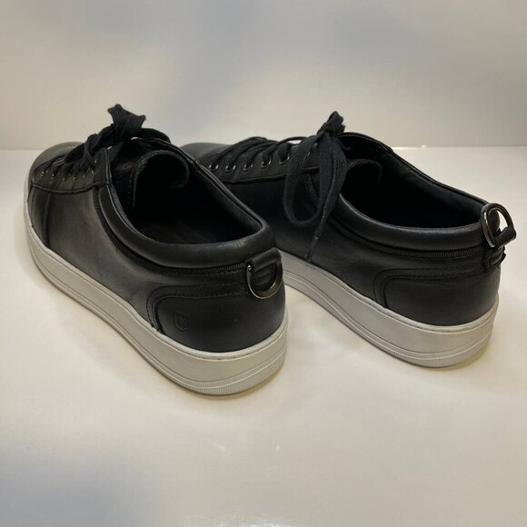Andrew Marc Darwood Men's Black Leather Sneakers – Size US 8 - Picture 8 of 11